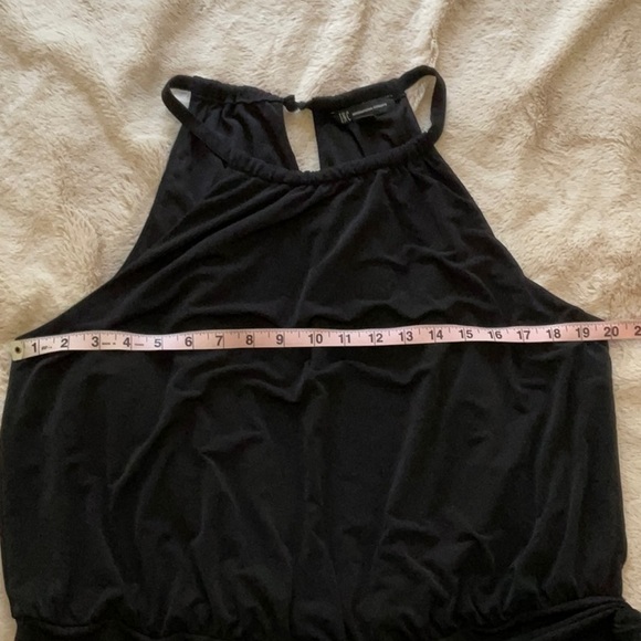 NWOT INC Women’s Lined Sleeveless Top, XL, Black, side tie at waist - Picture 8 of 8